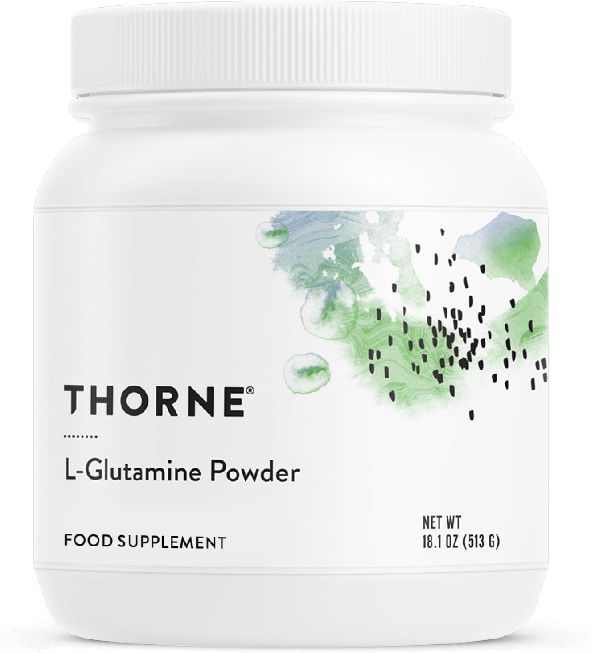 Thorne L-Glutamine Powder, 18.1 Oz (90 Servings)