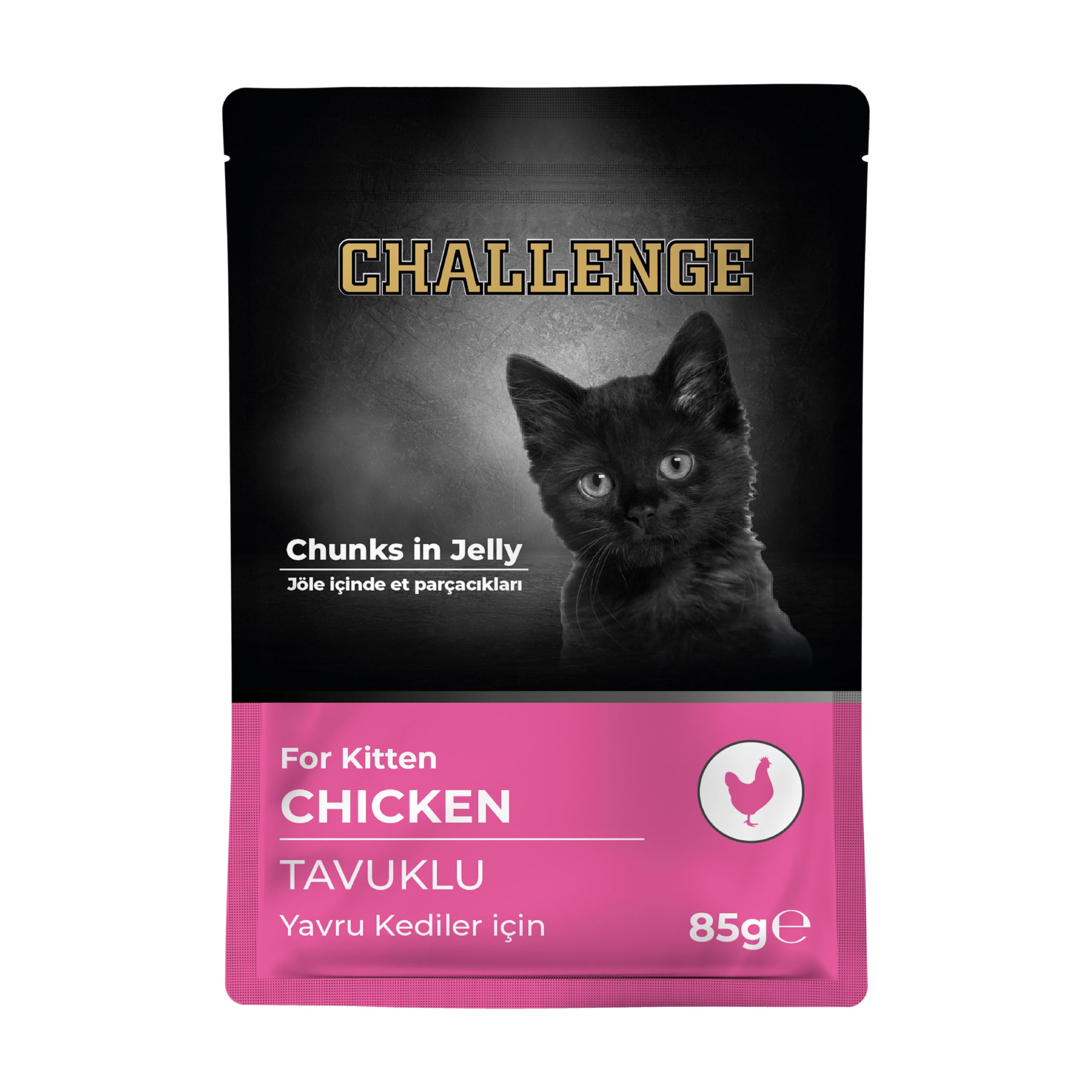 Challenge Konserve Kedi Pouch Tavuk Yavru 85 gr