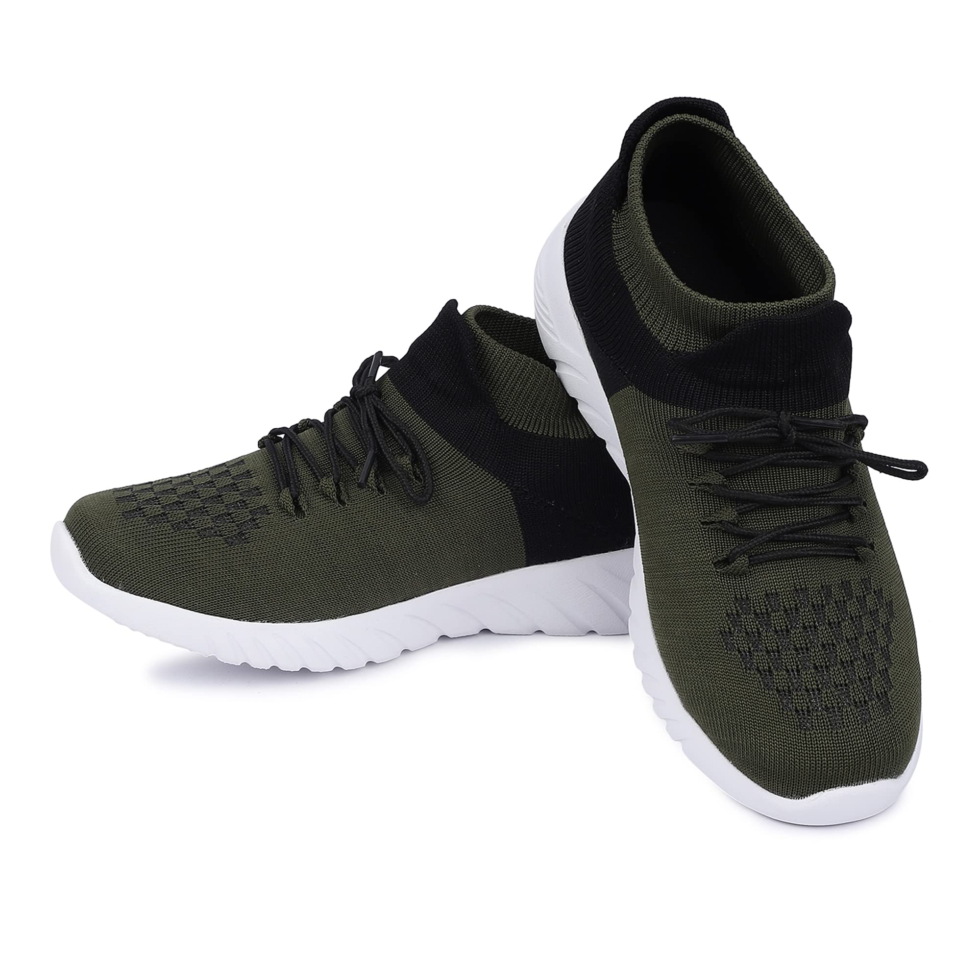 TPENT Comfortable Casual & Sports Running Sneakers Shoes for Men (AR-114,Olive-Black,08) (B0BDG1ZMHG) Amazon Price History, Amazon Price Tracker