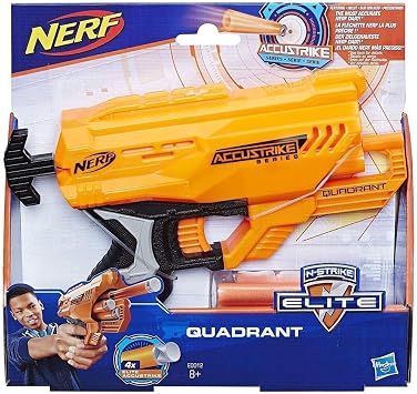 Hasbro E0012EU4 - N-Strike Elite AccuStrike Quadrant Compact Single Shot Toy Blaster