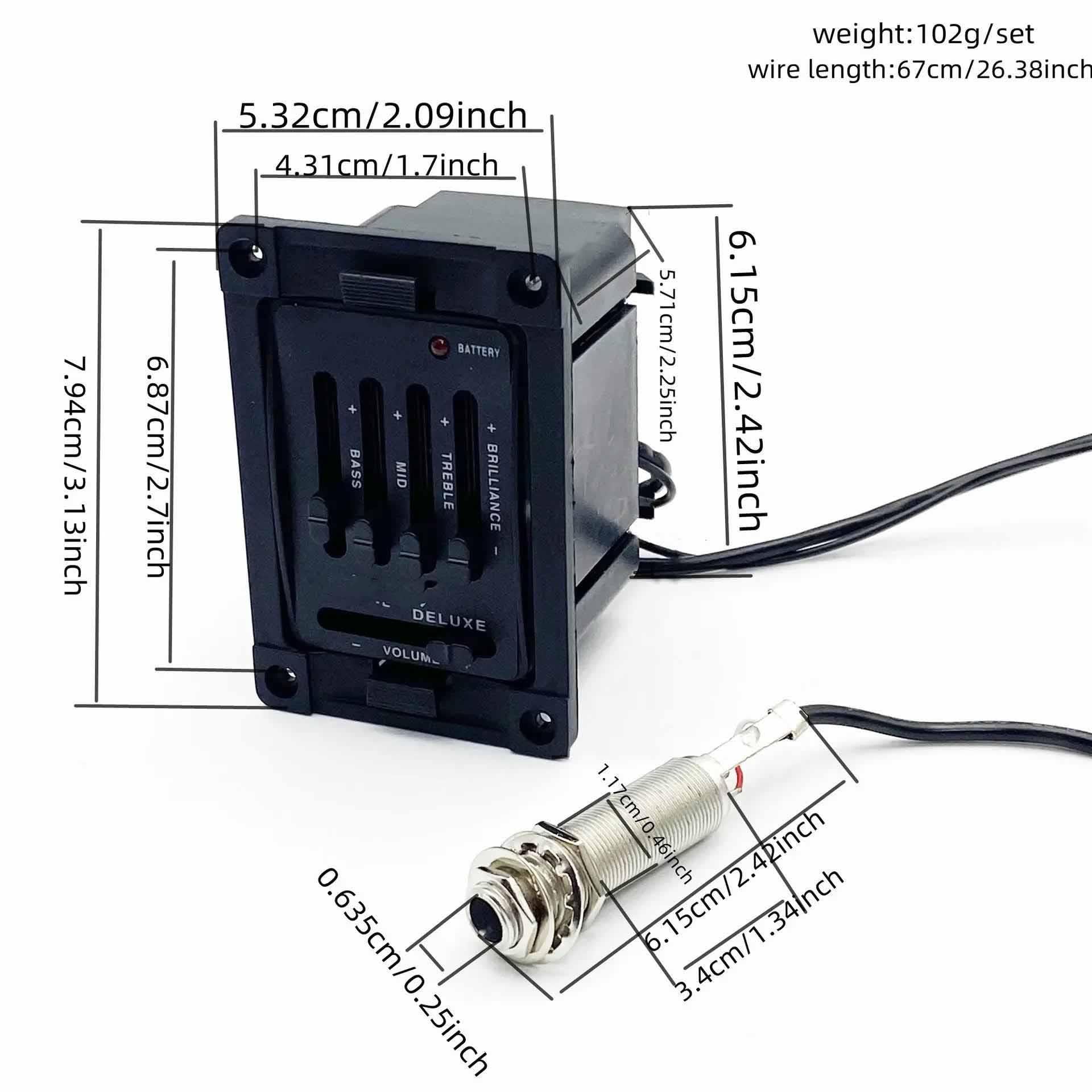 Pickup Per Chitarra Acustica Pickup Per Chitarra Acustica A 4 Bande