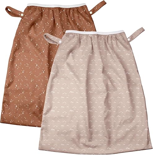 Miniatura 9 de MK 3.0 - Pañales de tela para bebé con 6 inserciones, con forros Bboo, inserciones de 5 capas (paquete de 6), bolsas húmedas y forros para cubos.