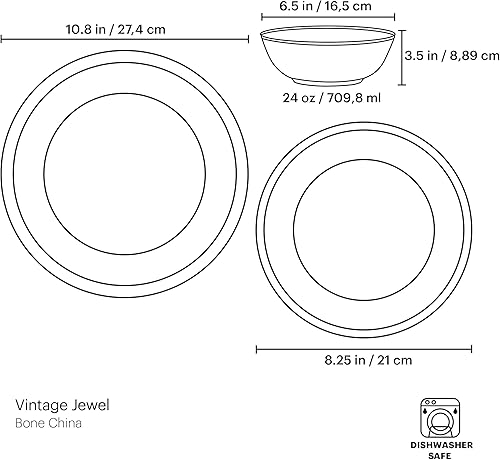 Miniatura 2 de Lenox 844298 Vintage Jewel - Juego de 3 piezas
