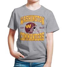 Junk Food NFL - Washington Commanders Team Helmet Kids SS T-Shirt Grey