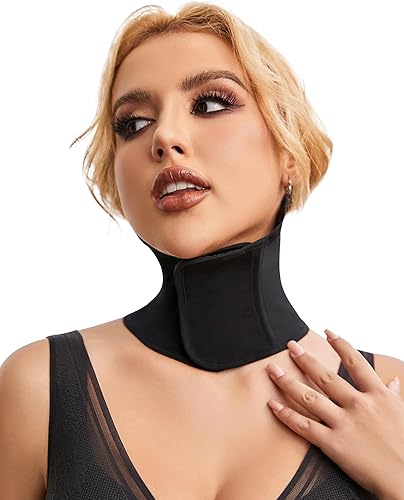 QOU Soporte de cuello suave ajustable para dormir, soporte cervical para el cuello, soporte cómodo para rigidez, dormir de lado, alivio de presión