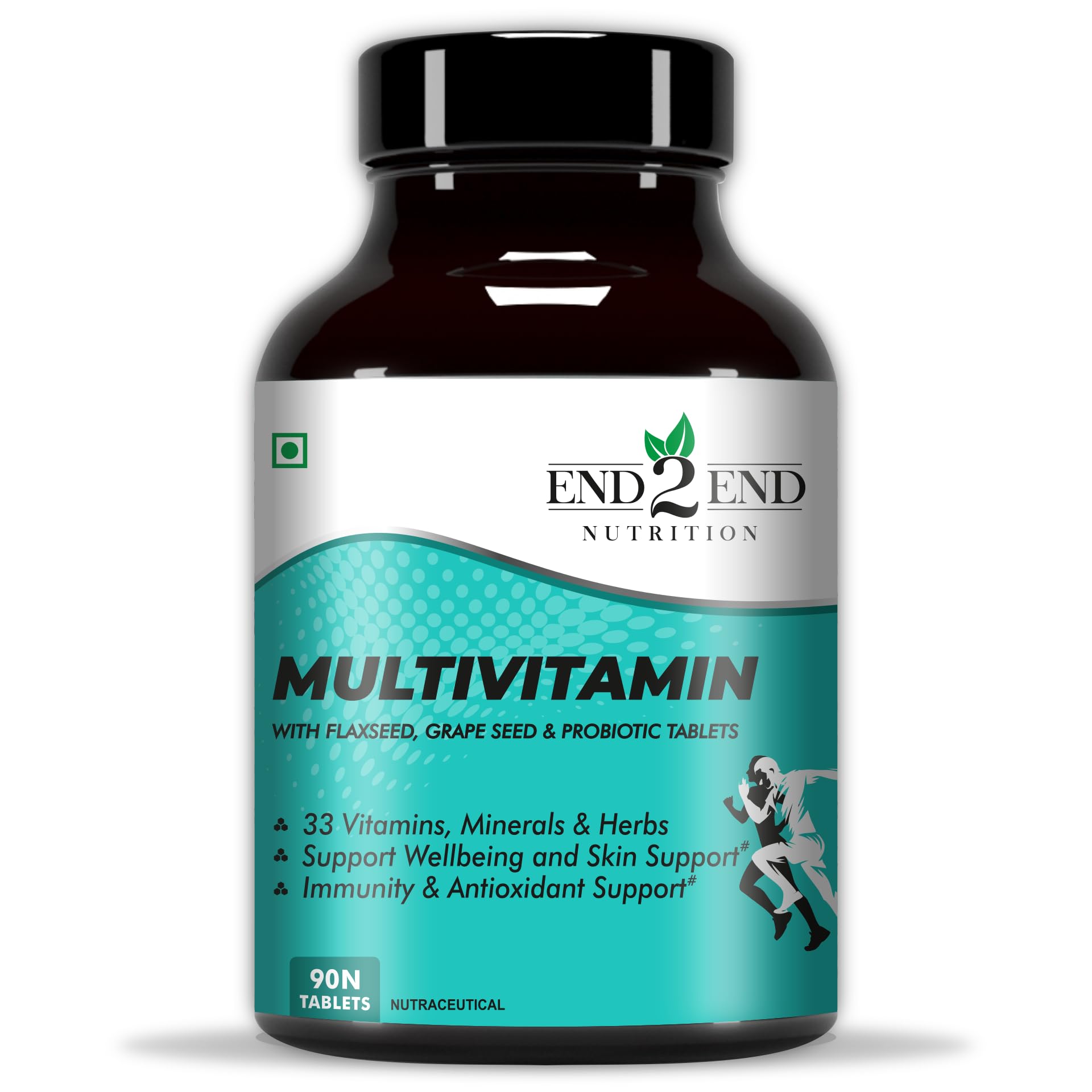 End2End Nutrition Multivitamin Tablets for Men and Women with Probiotics Supplement for immunity with 33 Ingredients (90 Tablets)-picture-23