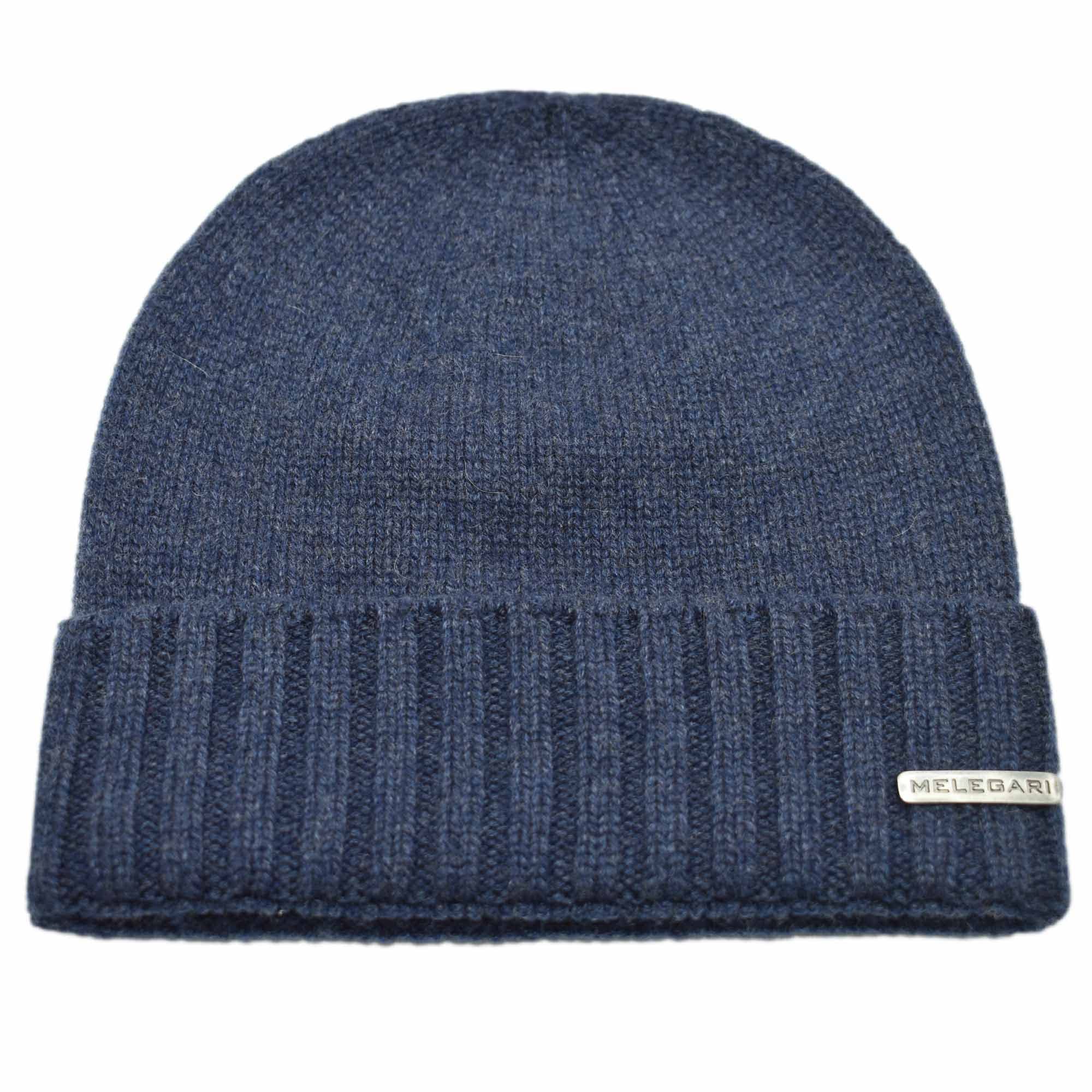 Melegari Berretto Cuffia Beanie Treviso | 100% Cashmere | Made in Italy | Unisex