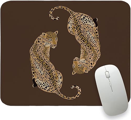 Miniatura 30 de Alfombrilla de mouse de leopardo marrón Lucky Ball 8, alfombrilla de mouse pequeña, rectangular, de moda, para computadora portátil, lindas Pelota