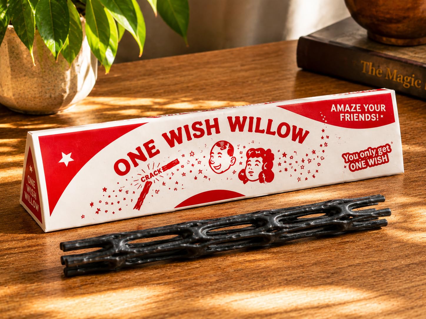 One Wish Willow Magic Wish Stick Toy Prop with Collector Gift Box | Novelty Fantasy Wand Accessory | Display Piece, Obsession Movie Party Prop & Gift Item | Black (2)-image-6