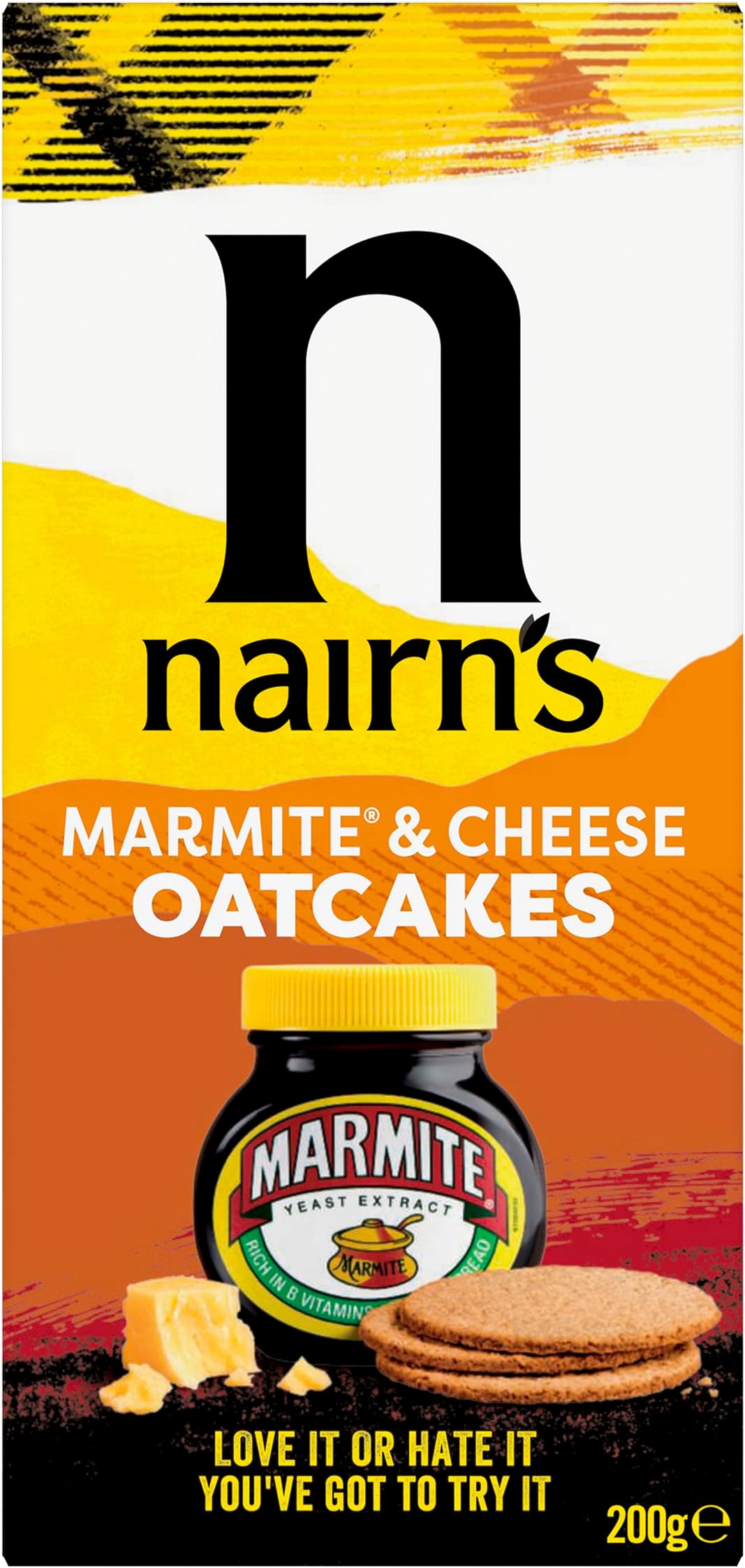 Nairn's Marmite & Cheese Oatcakes 200g