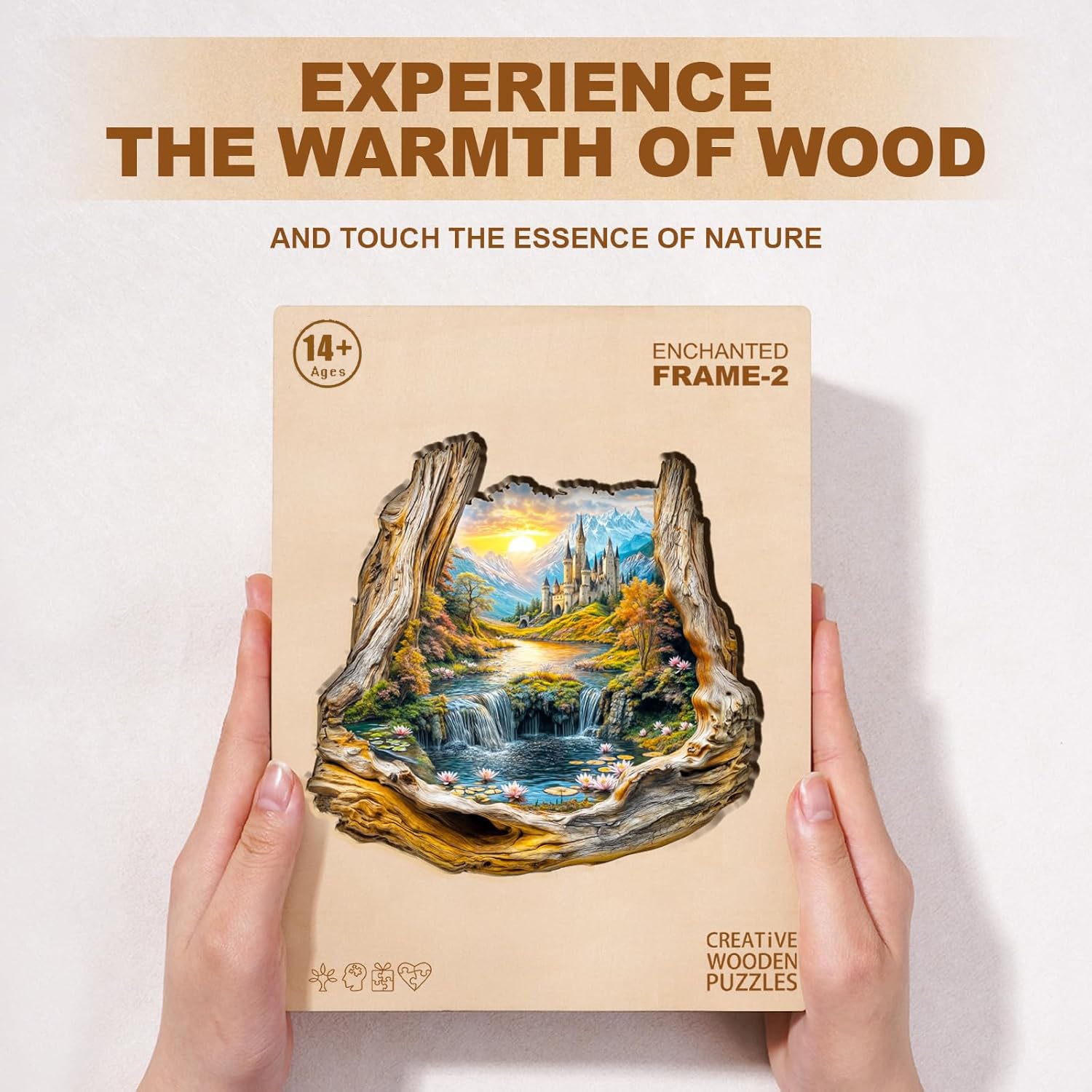 Puzzle de Madera para Adultos,Marco Encantado Rompecabezas de Madera, Rompecabezas de Partes de Animales, Puzzle de Adultos con Caja Wooden Puzzles (230 Piezas-L-34 * 30.9cm)