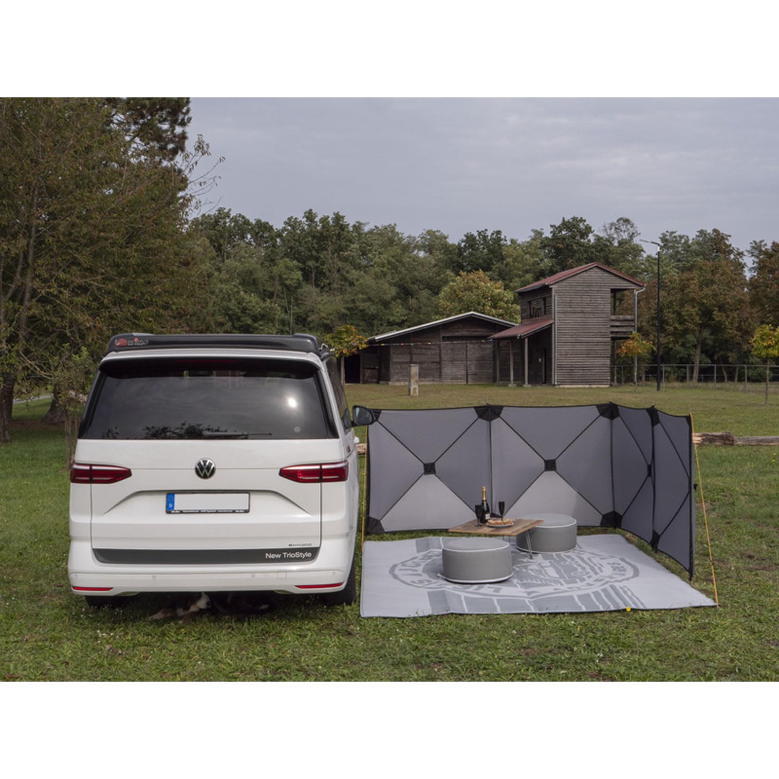 Reimo Smögen Brise-vue pour camping 500 x 125 cm Brise-vue pour plage, jardin