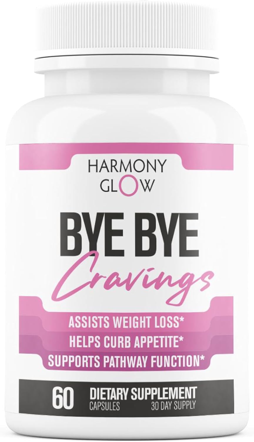 ByeBye Cravings Appetite Suppressant - Supports GLP-1 Pathway Function, Weight Loss Pills for Women & Fat Burner + Appetite Suppressant | 3rd Party Tested Supplement - 60 Capsules to Lose Weight