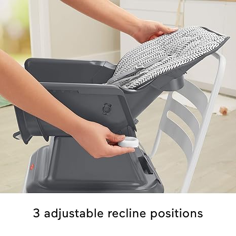 The simplicity and ease of use are also key aspects of this product. The high chair comes with a removable tray that makes it hassle-free to clean. Both the tray and tray liner are dishwasher-safe, which is a significant advantage for busy parents. The removable tray also provides enough room for your baby or toddler to comfortably eat and explore their food.