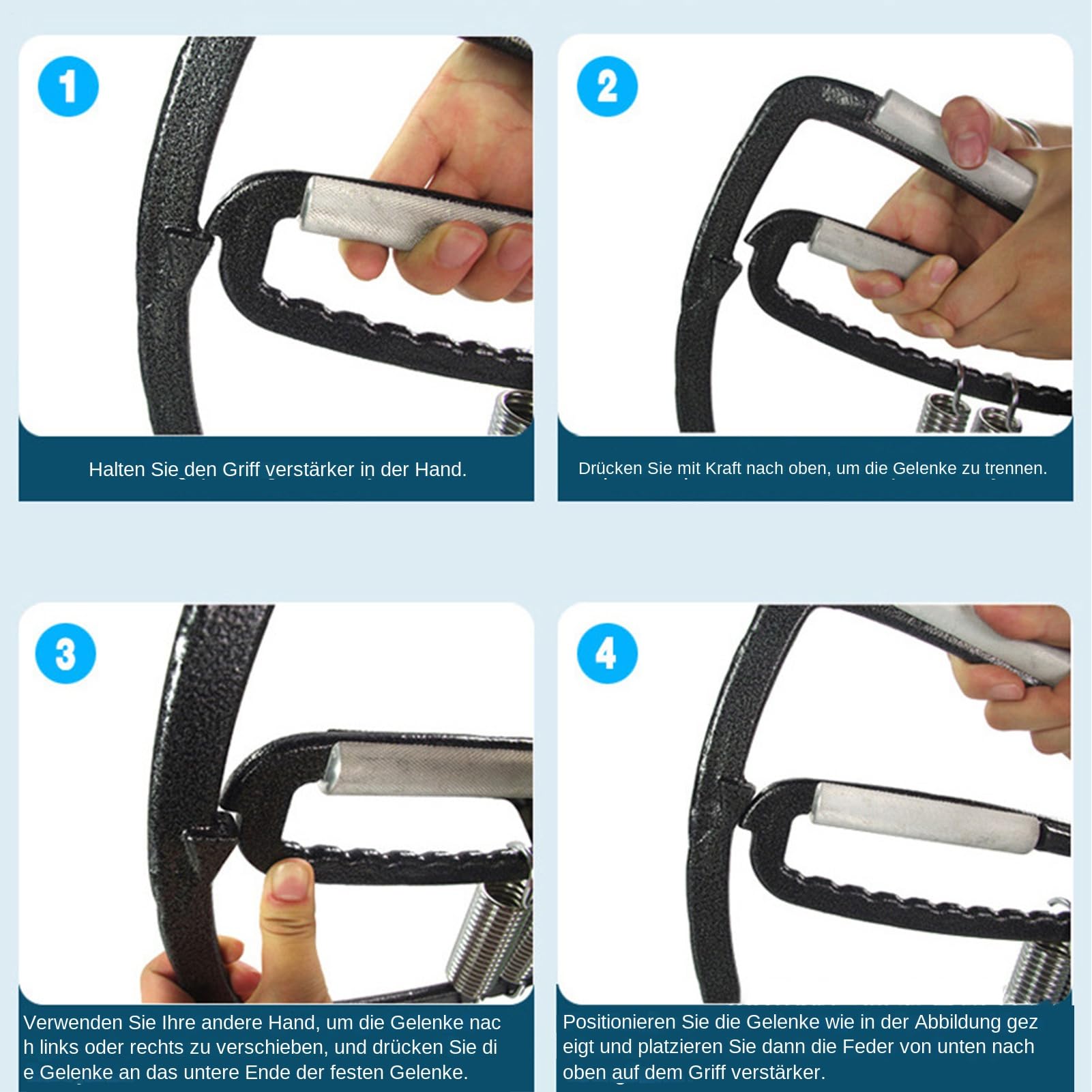 Uchwyt do rąk, regulowany uchwyt na nadgarstek, zakres niezgodności 50 – 1000 lb, ergonomiczny design, uchwyt do treningu, idealny do boksu, tenisa, wspinaczki, siłowni, domu, podróży, dla mężczyzn