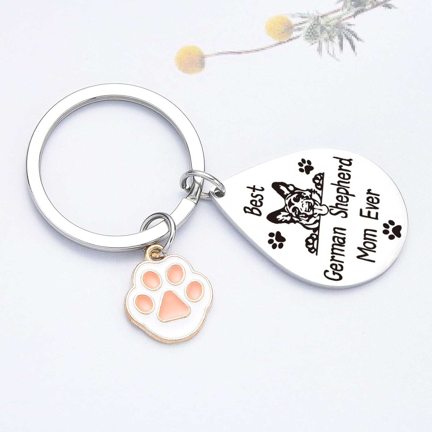 Best German Shepherd Mom Ever Keychain German Shepherd Dog Lover Gifts For Women Pet Gifts - Image 6