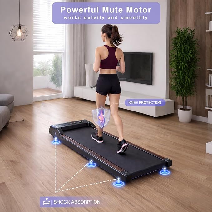 Walking Pad con Control Remoto, Caminadora Portátil 245LBS miniatura 2
