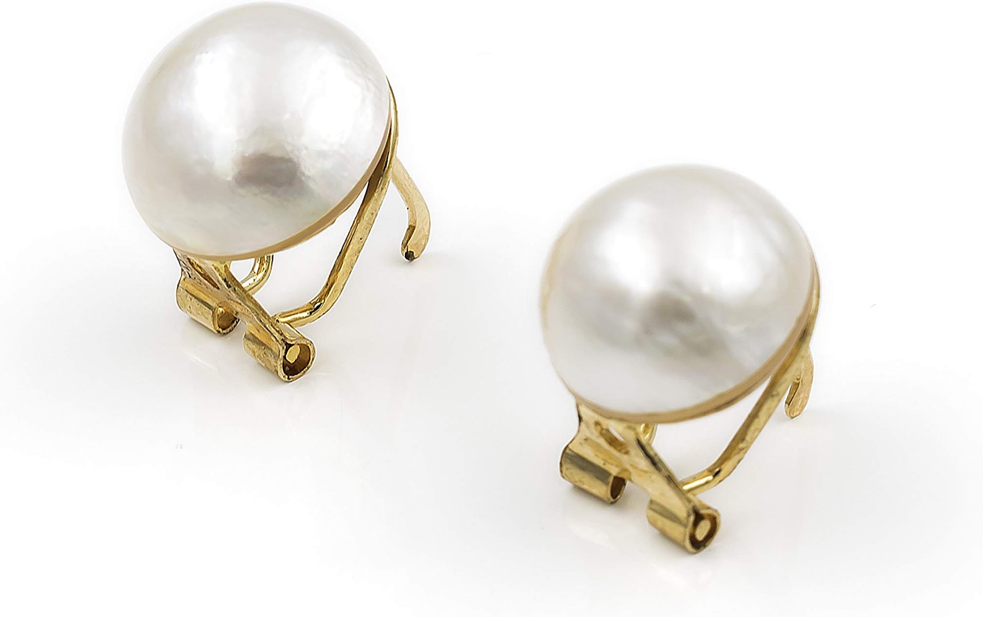 – Pearls Cultured Mabe Pearl Earrings