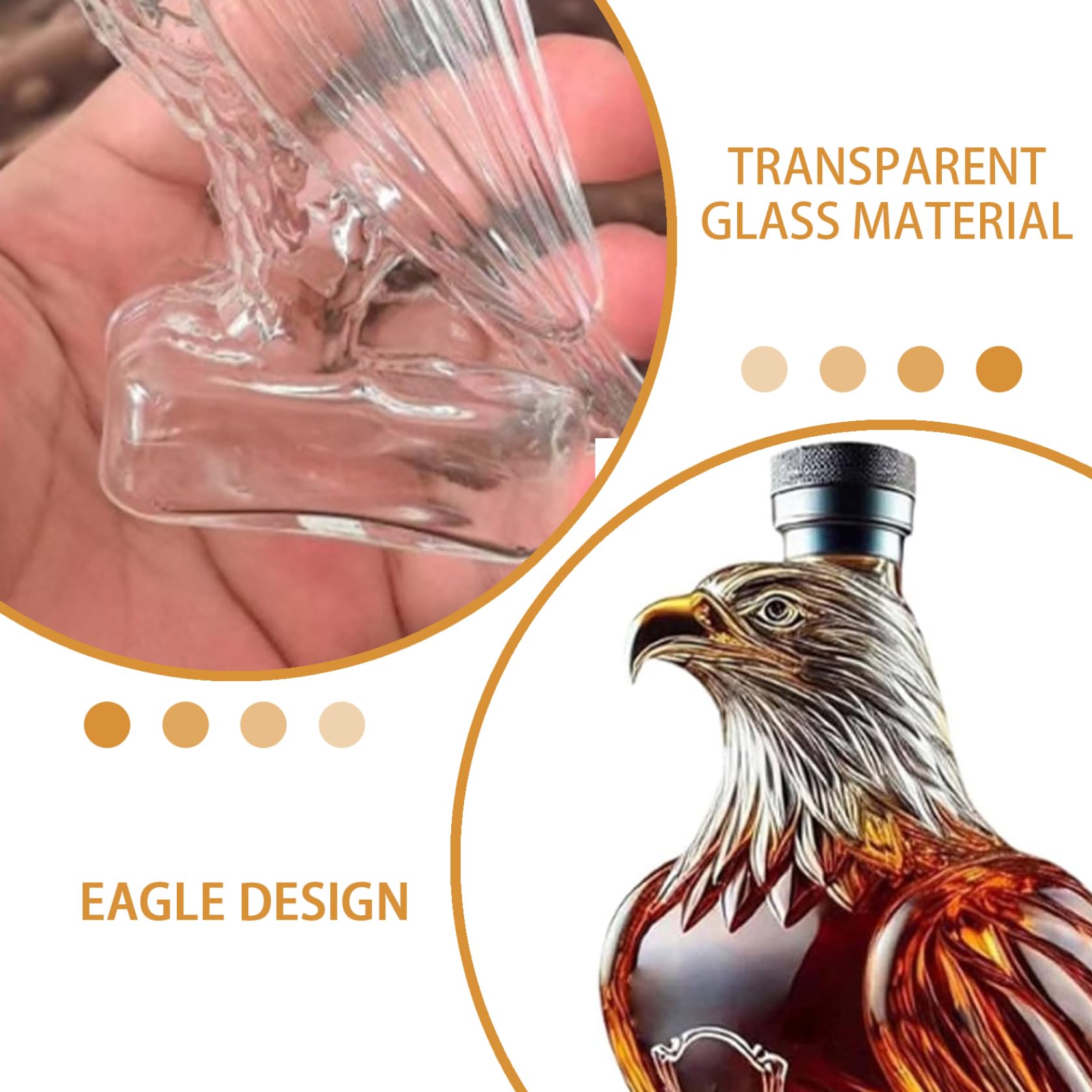 Eagle Alkohol Dekanter Adler Form - Whisky Flasche Für Home Bar Sammlung