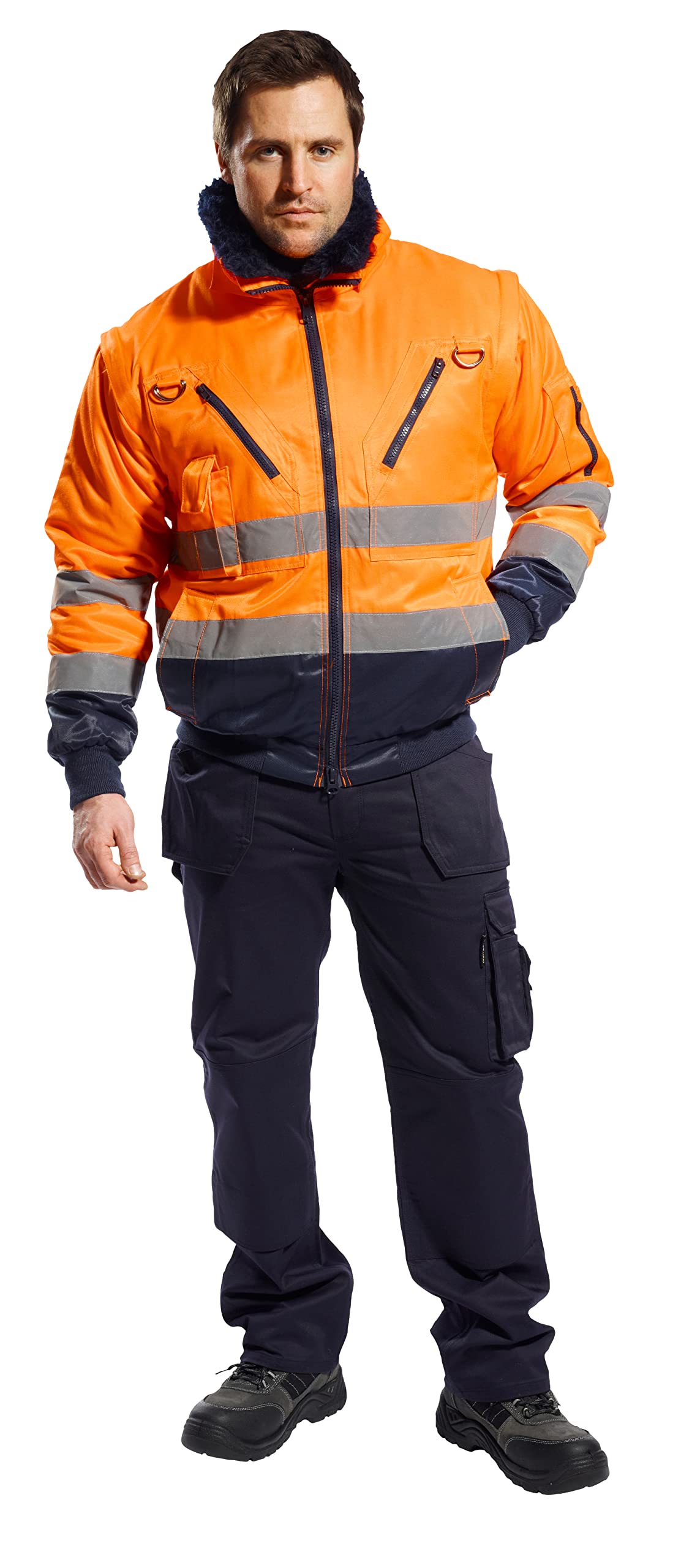 Portwest Kurtka Ostrzegawcza Mężczyźni Hi-vis 3 W 1
