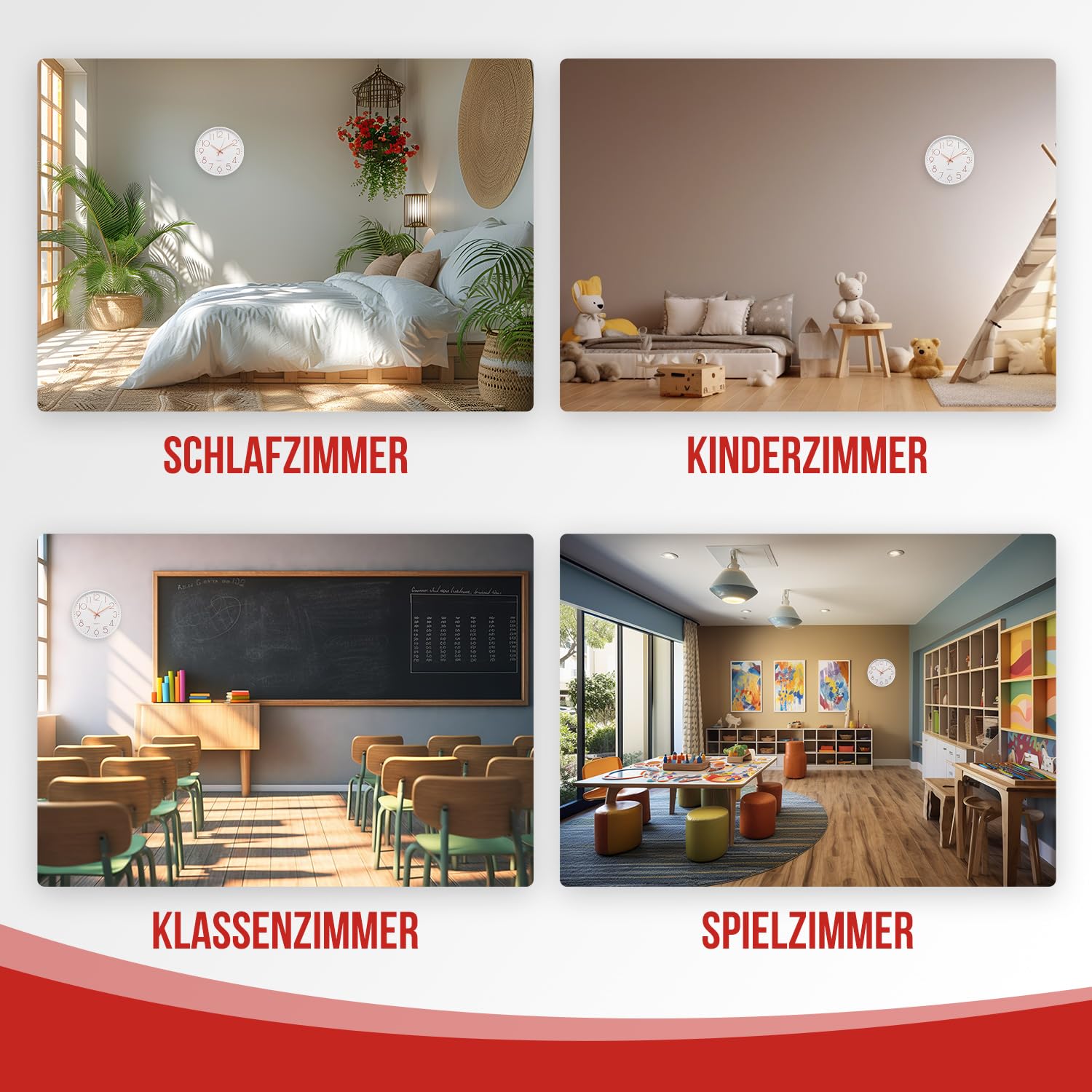 3D Digitale Wandklok Voor Thuis Woonkamer Thuis De... – Grandado