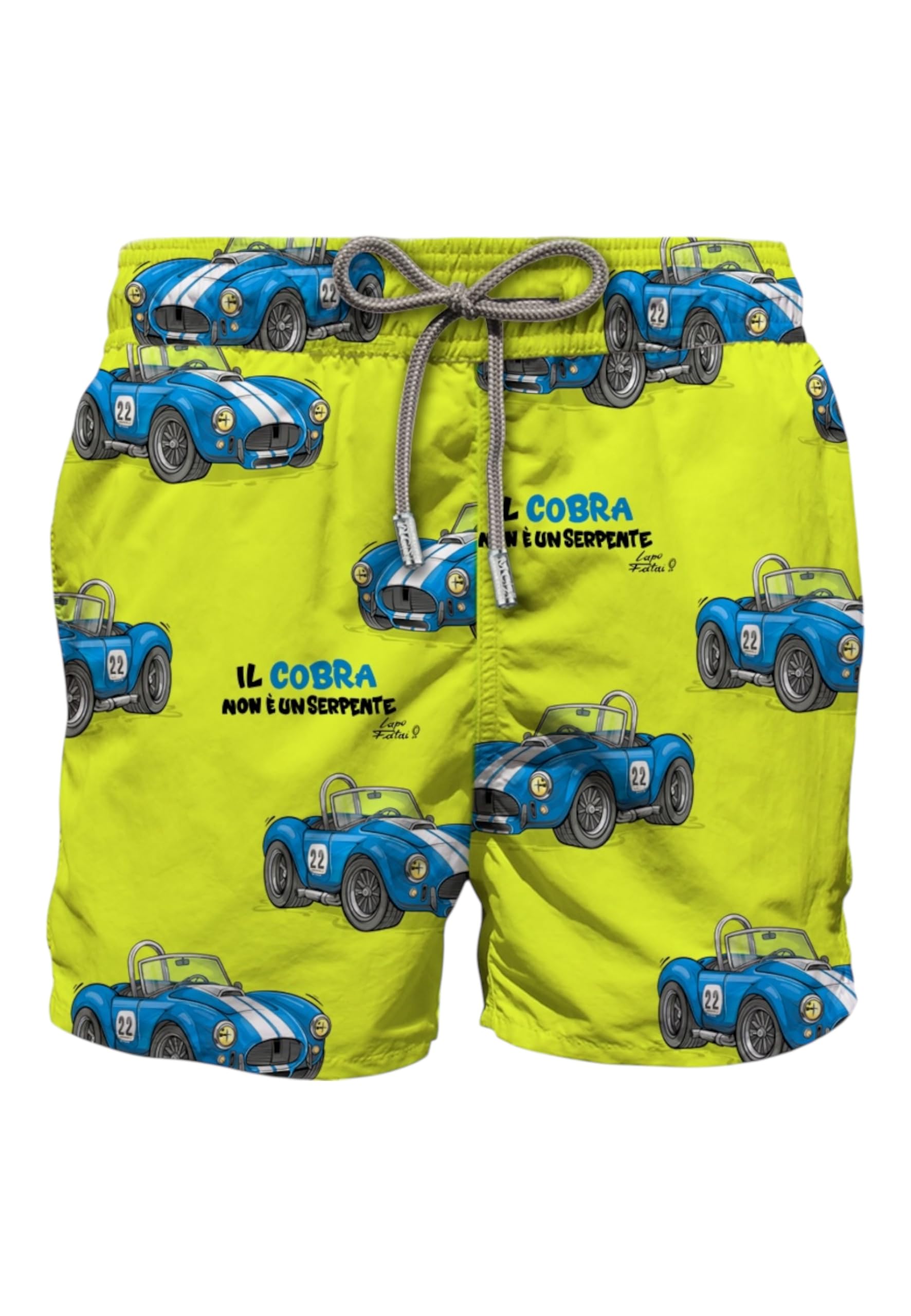 Saint Barth Mc2 Uomo Costume da Bagno Short Poliestere GUS0001-Cpt Cobra