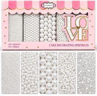 Confect White Pearl Sprinkles (5 oz)