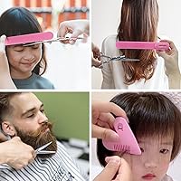 Vista 8 de Kit de corte de cabello para cortar cabello en casa, tijeras de cabello, recortadora de puntas abiertas, clips de flequillo, herramientas