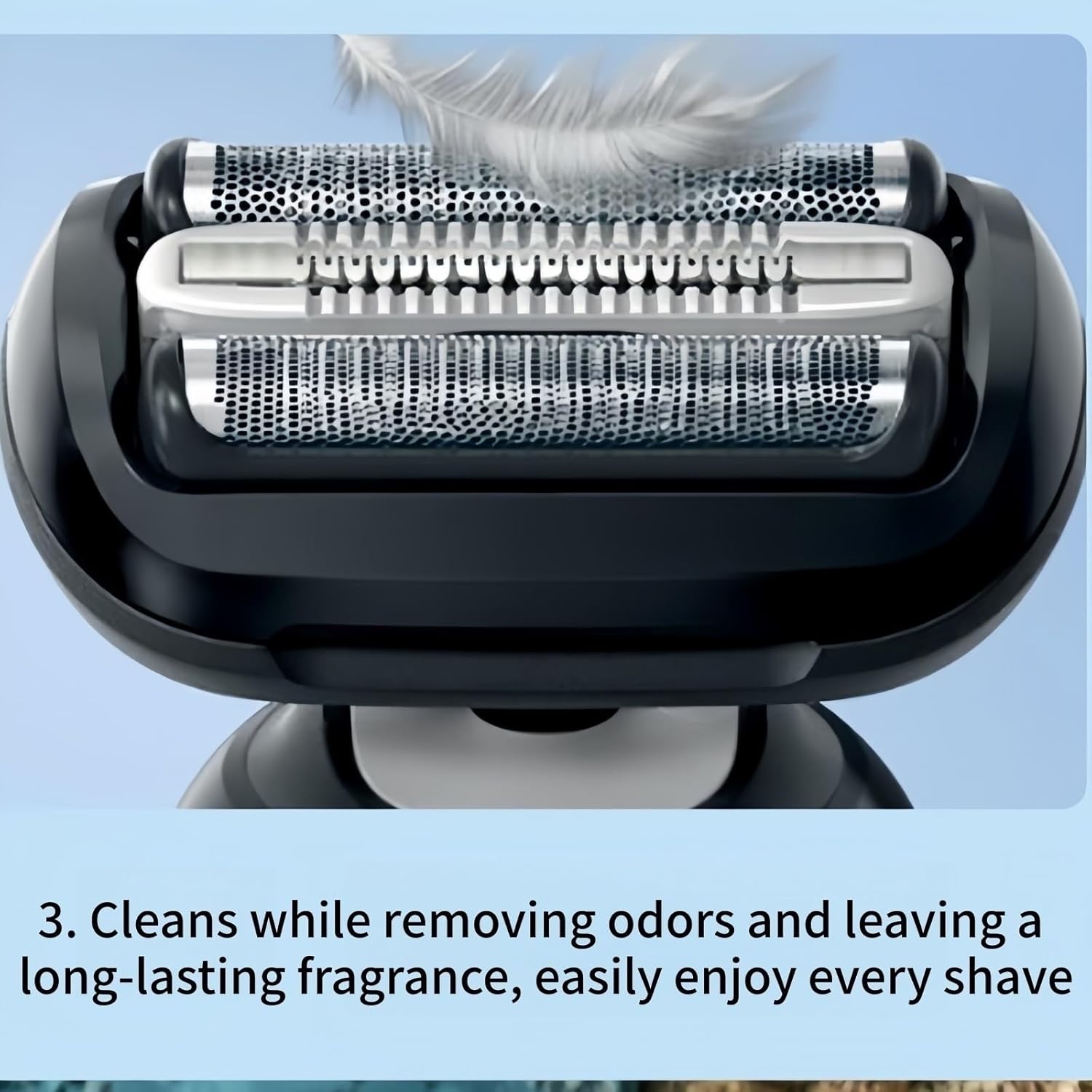 250ml Razor Cleaning Solution, Compatible With Braun, Compatible With Philips, Compatible With Panasonic. Suitable For 99% Of Razors And Hair Clippers(3 pcs)