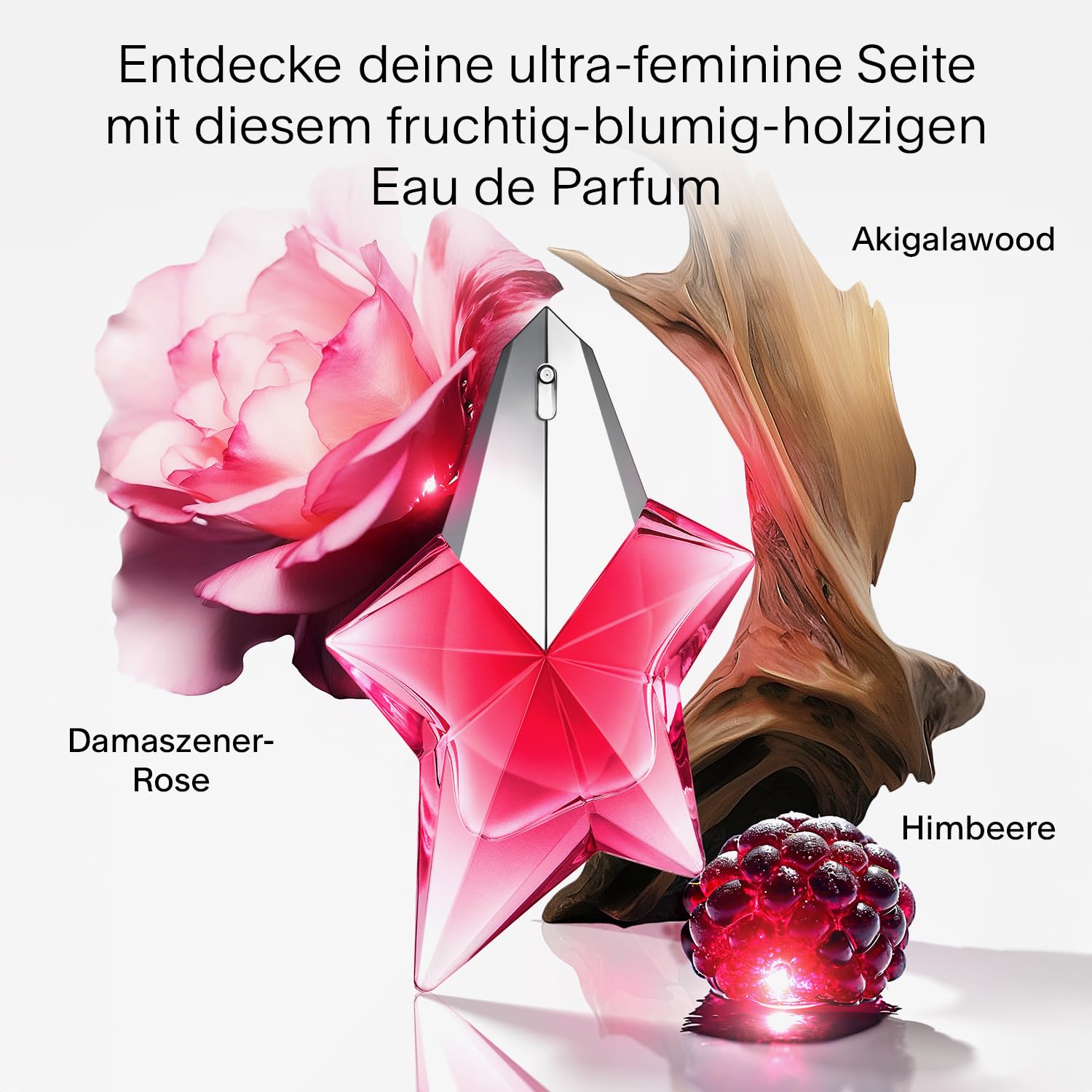 MUGLER Angel Nova Eau de Parfum, Damen-Parfum, Fruchtig, blumig und holzig, Fesselnder Duft, Nachfüllbar