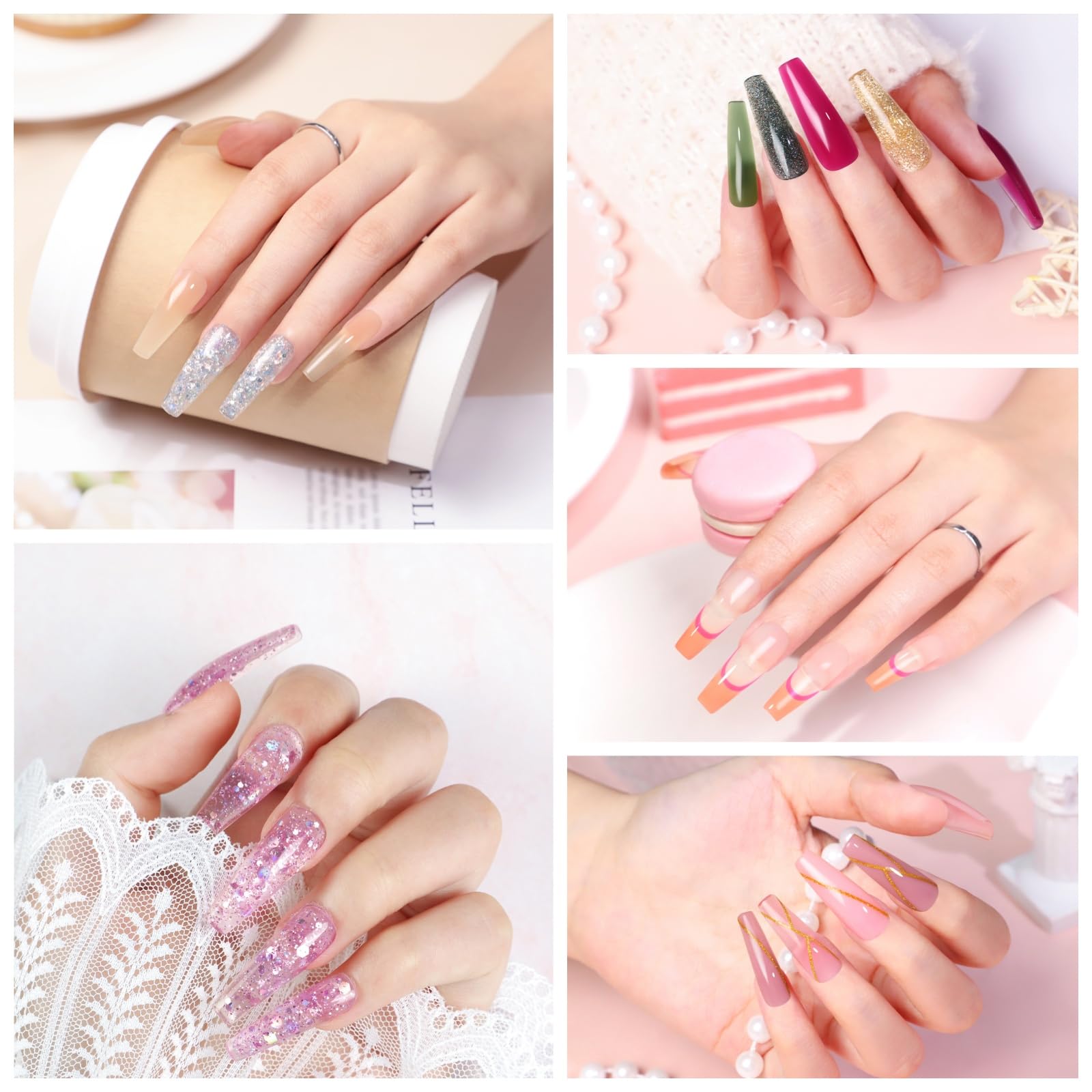 COSCELIA Poly Nail Gel Extension Kit