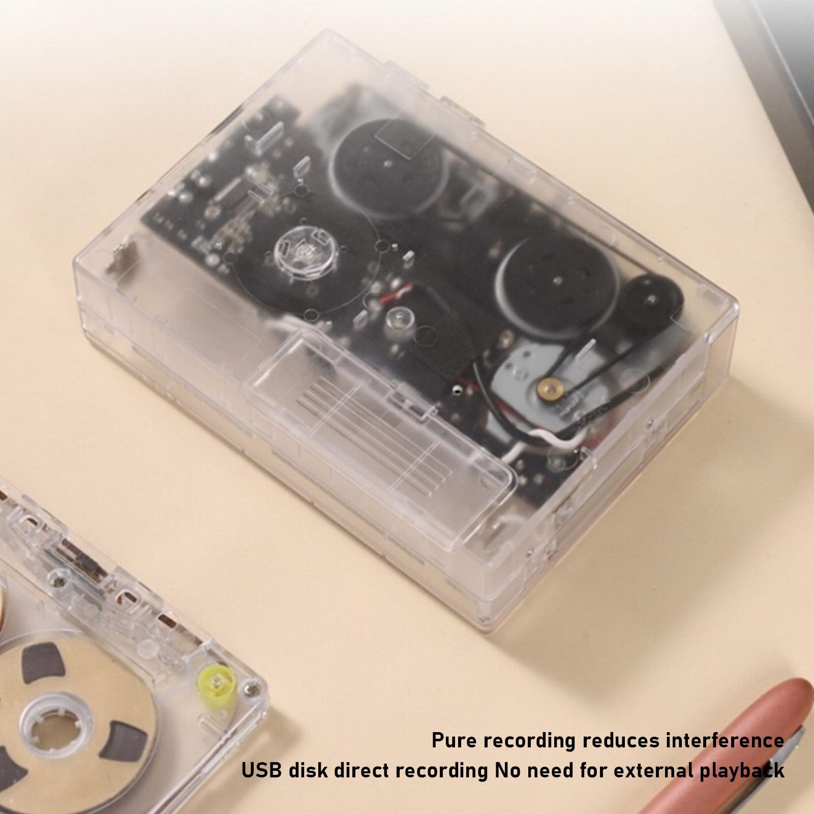 Portable Cassette Player with Tape to MP3 Function