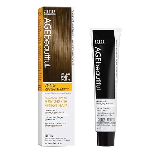 Miniatura 1 de AGE beautiful - Liqui Creme- Tinte permanente para el cabello, 100% cobertura de canas, antienvejecimiento, biotina para cabello más grueso y con