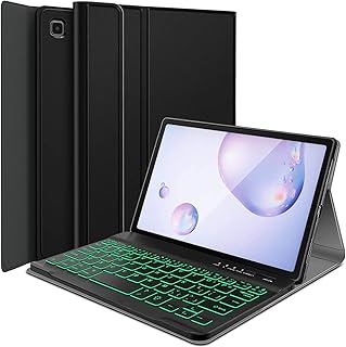 Galaxy Tab A 8.4 2020 Keyboard Case (SM-T307/SM-T307U, Backlit), Wireless Detachable Keyboard with Protective Cover for Samsung Galaxy Tab A 8.4 inch 2020 SM-T307 (Black)