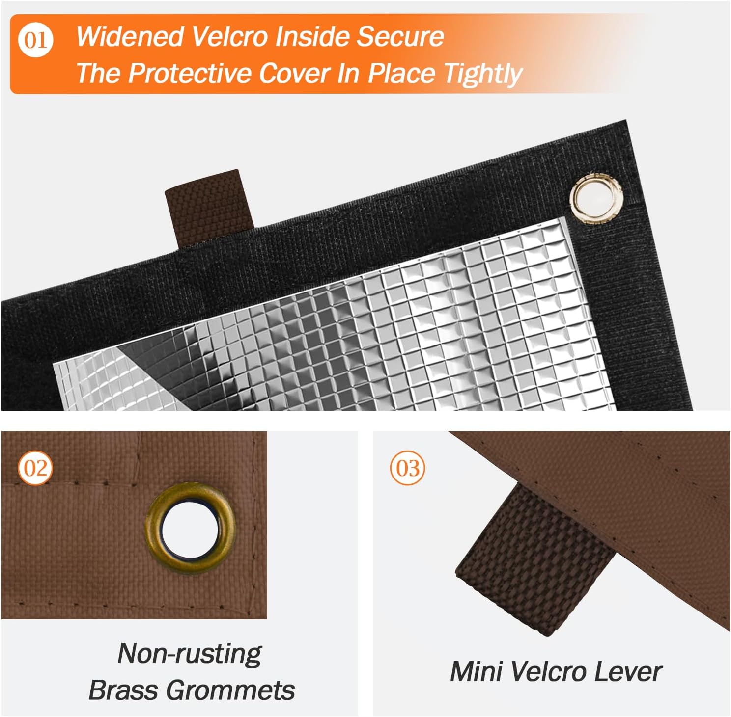 Backflow Preventer Cover Insulated Pouch (5°F) - Pressure Vacuum Breaker Cover + 2-Way Opening Backflow Preventer Pipe Insulation Cover (5°F) - Irrigation Sprinkler Valve Cover 16"W x 20"H Black