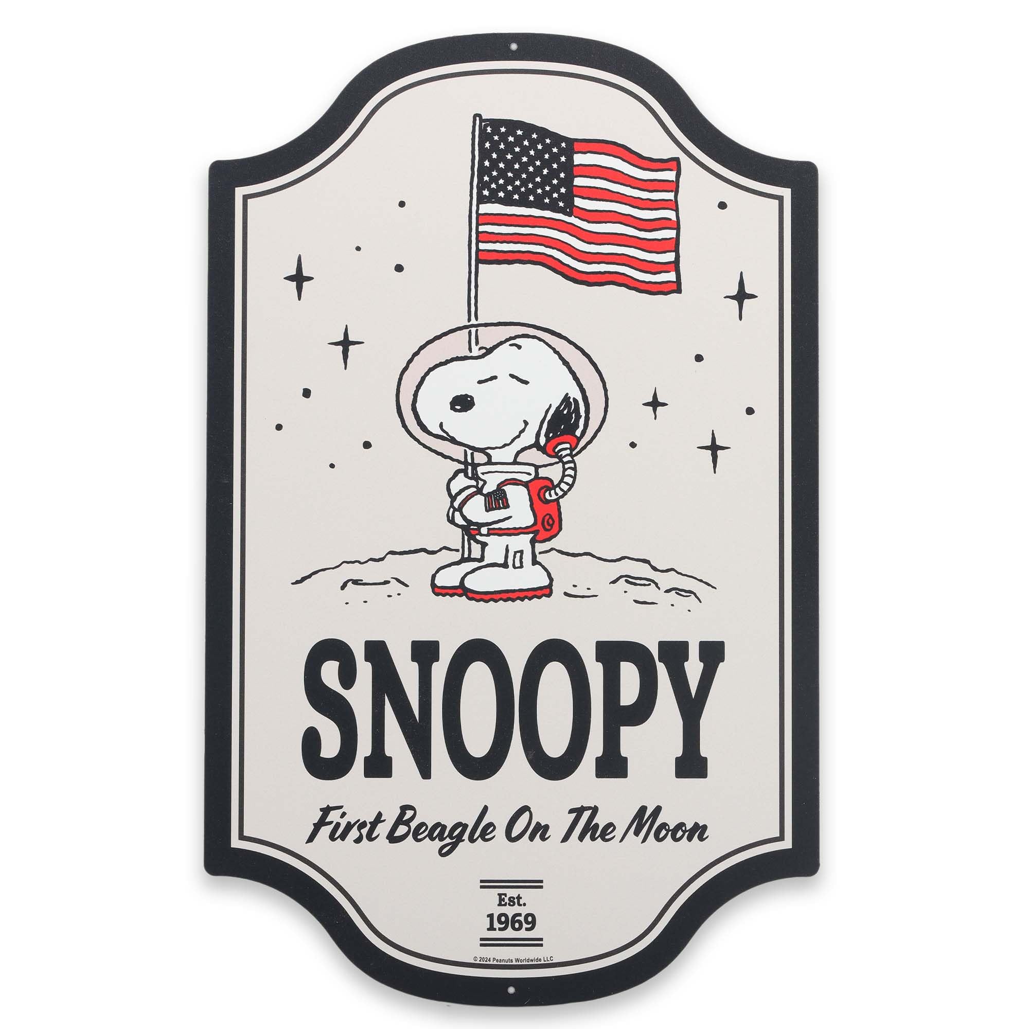 Amazon.com: Peanuts Snoopy First Beagle on the Moon Metal