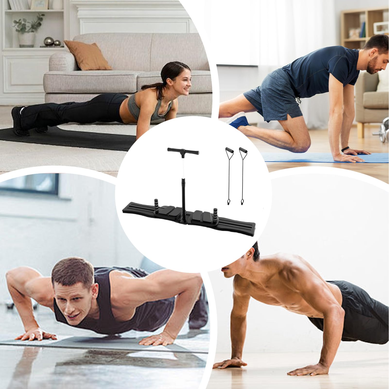 Tavola per riformer per pilates, tavola da allenamento per addominali | Accessorio portatile e pesante per l'allenamento dei muscoli addominali, attrezzo ergonomico antiscivolo per esercizi di fitness