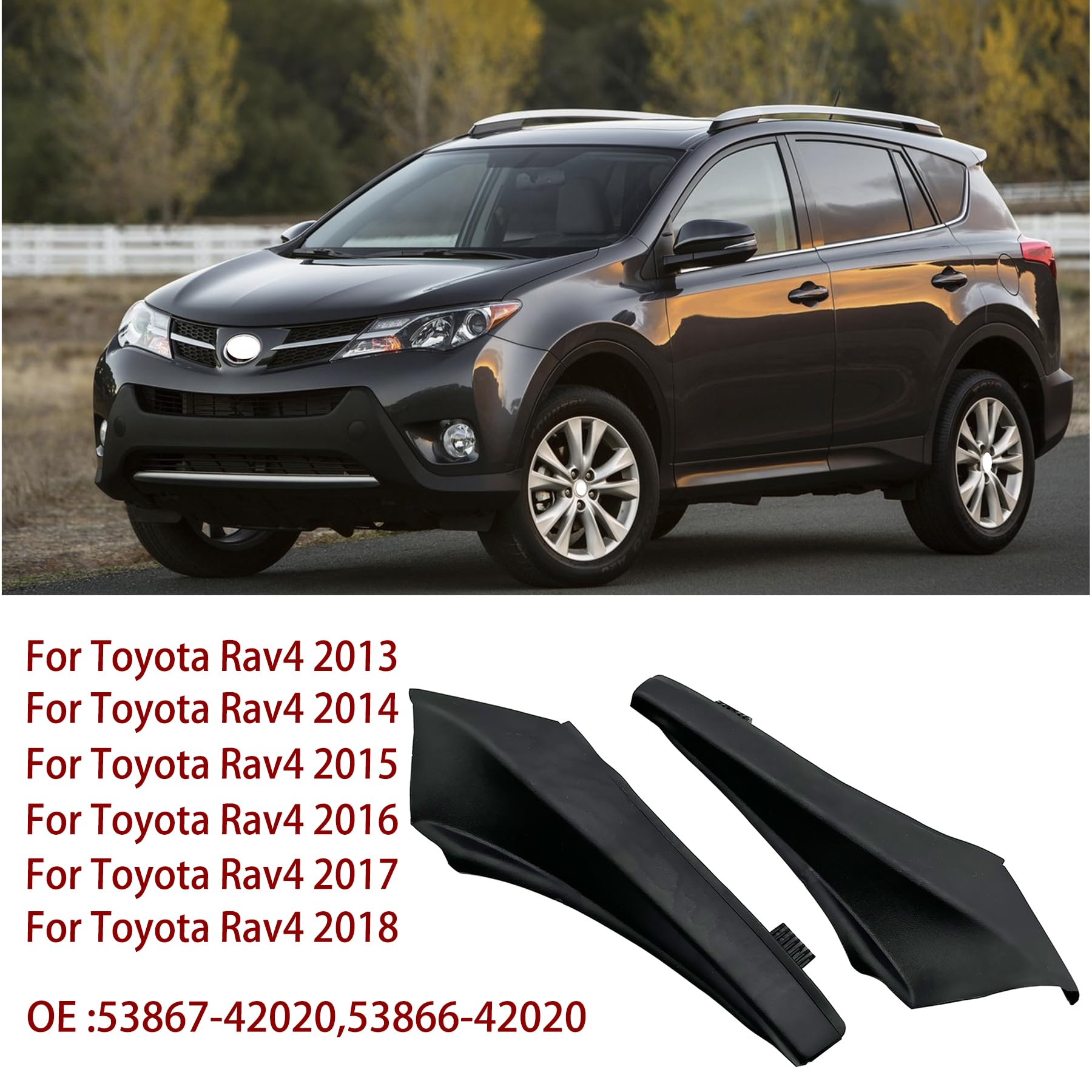 Amazon.com: For Toyota 2013-2018 Rav4 Front LH and RH Fender To