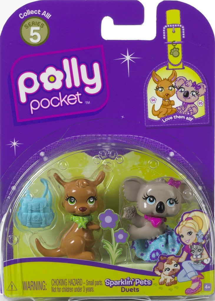 Lot Polly Pocket – Poupées, Vêtements Et Animaux, Mattel