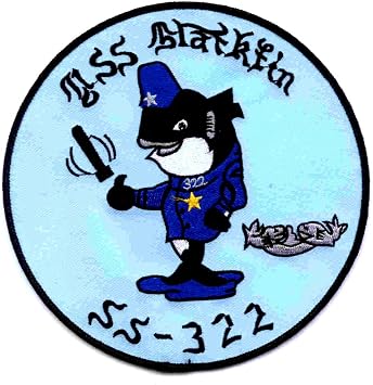 SS-322 USS Blackfin Collectible Novelty Patch - Version B