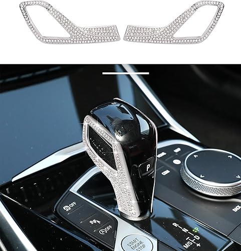 CONGCONG Funda interior para caja de cambios de BMW, accesorio de cristal brillante, compatible con BMW 330 i 2020-2022X3 2021-2022430 2021-2022X4