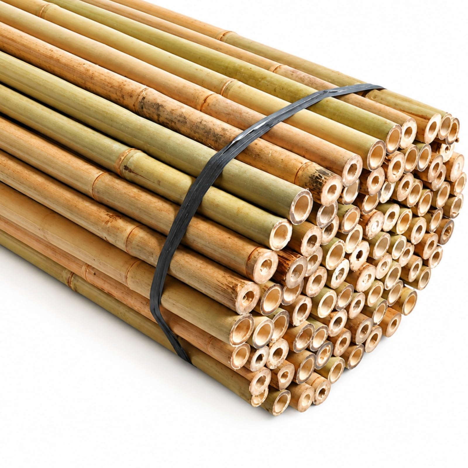 Strong Heavy Duty Bamboo Plant Support Garden Canes, Natural Bamboo Garden Stakes for Plants, Flowers, Trees & Climbing Plants, 2ft to 6ft, Pack of 10 to 100 (70, 4ft, 14-16mm)