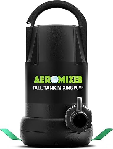 Aeromixer High 34 HP Bomba sumergible mezcladora + aireación - Bomba de agua sumergible para mezcla de nutrientes y aireación, bombas de agua