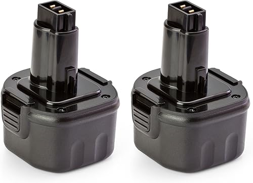 ExpertPower Paquete de 2 baterías NiCd de 9.6 V 1500 mAh para DW9061 DW9062 DE9036 DE9061 DE9062 DC750KA DC855KA DW050 DW050K DW902 DW926 DW926K