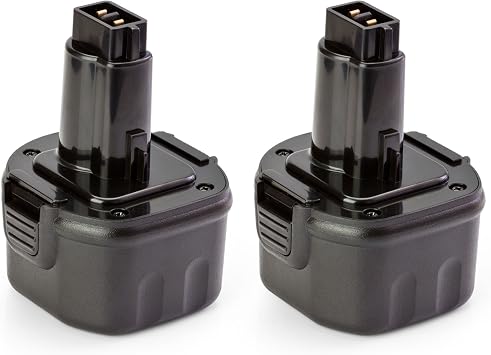 ExpertPower 2 Pack 9.6v 1500mAh NiCd Battery for DW9061 DW9062 DE9036 DE9061 DE9062 DC750KA DC855KA DW050 DW050K DW902 DW926 DW926K DW926K-2 DW955 DW955K DW955K-2