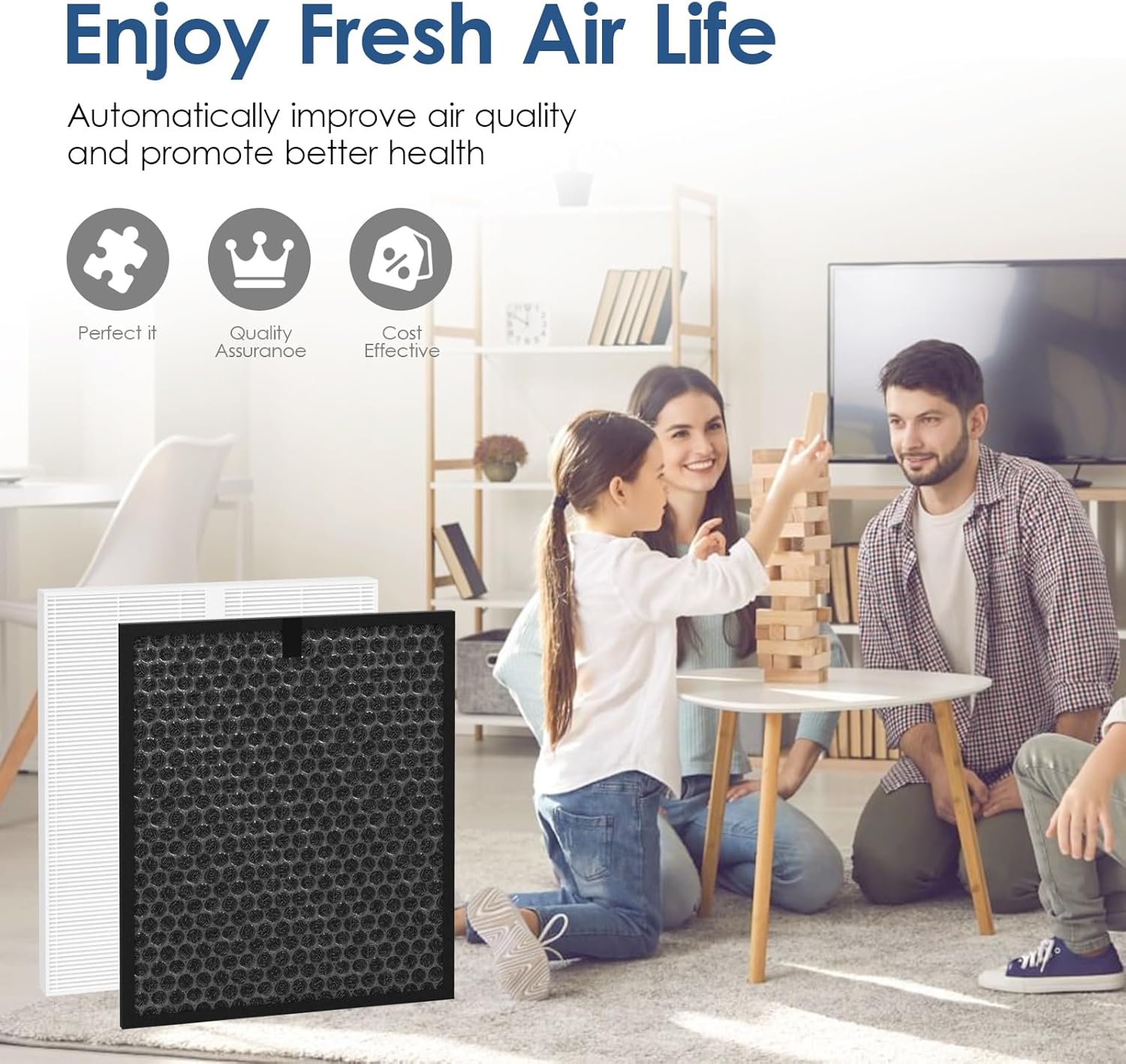 2-Set 5510 5520 Replacement Filter Compatible with Winix 5510 and 5520 Air Purifiers, Part Number 1712-0123-00 - Image 7