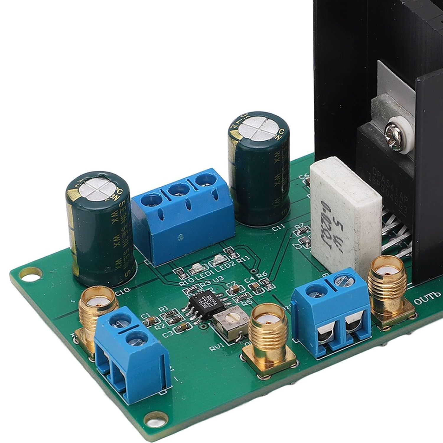 OPA541 Low Frequency Power Amplifier Module 5A 10‑40V Audio Amplifier Board with Heat Sink Sheet