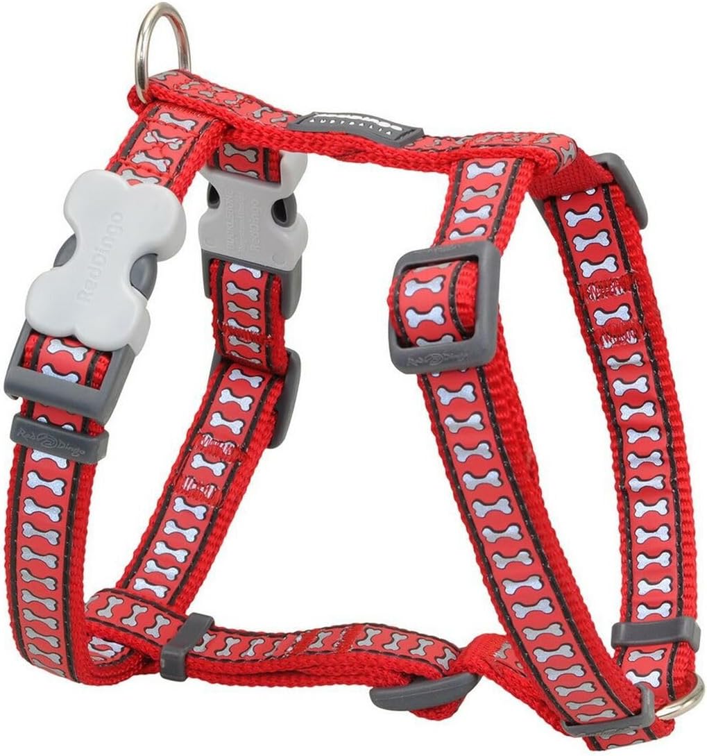 RED DINGO Reflective Bib, X-Large, Blue, 0.231 kg