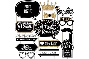 Big Dot of Happiness Prom Photo Booth Props Kit - 20 Count