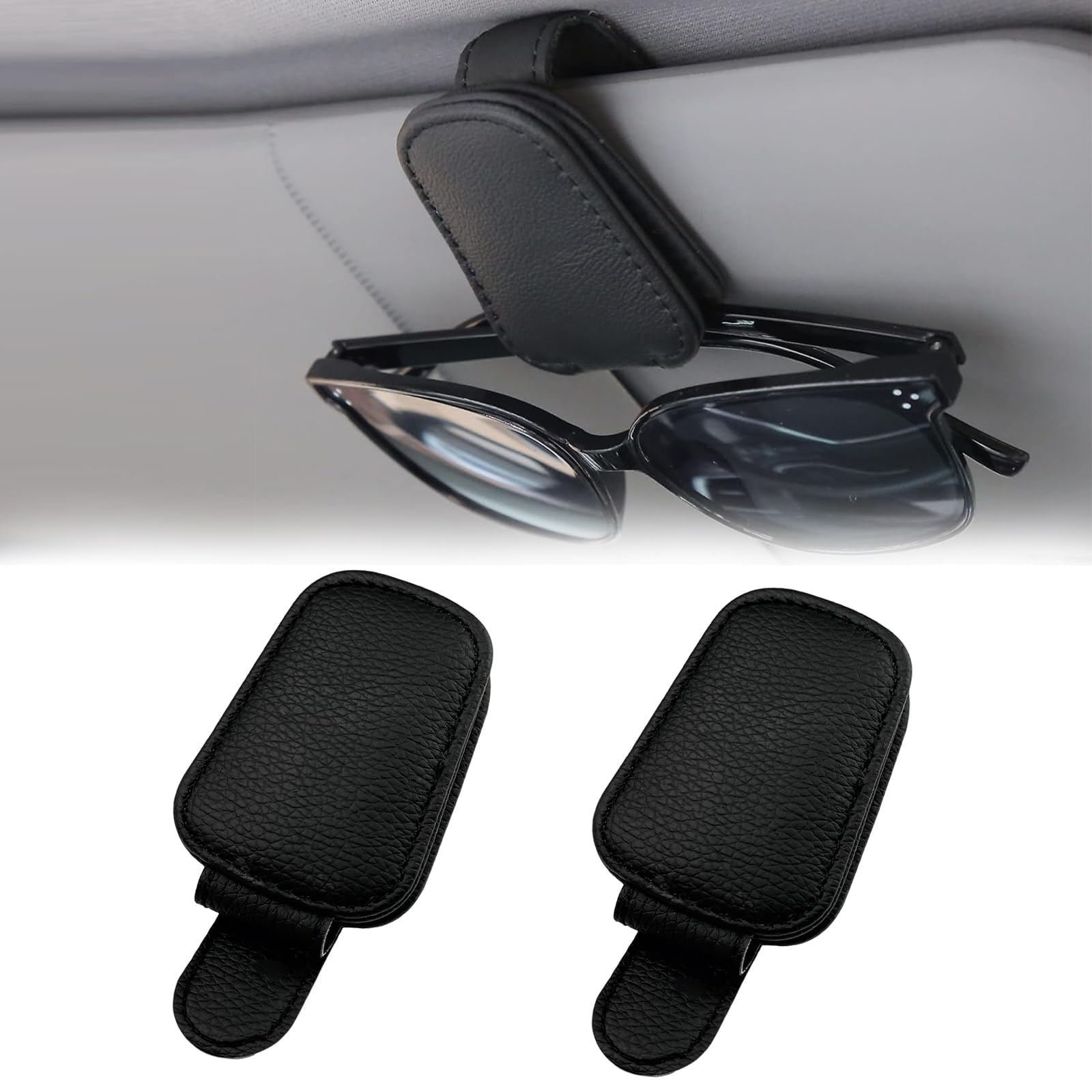 Soptrise Sunglasses Holder for BMW M4 Coupé F82 I 2014-2020, Car Glasses Holder,Car Visor Accessorie,black